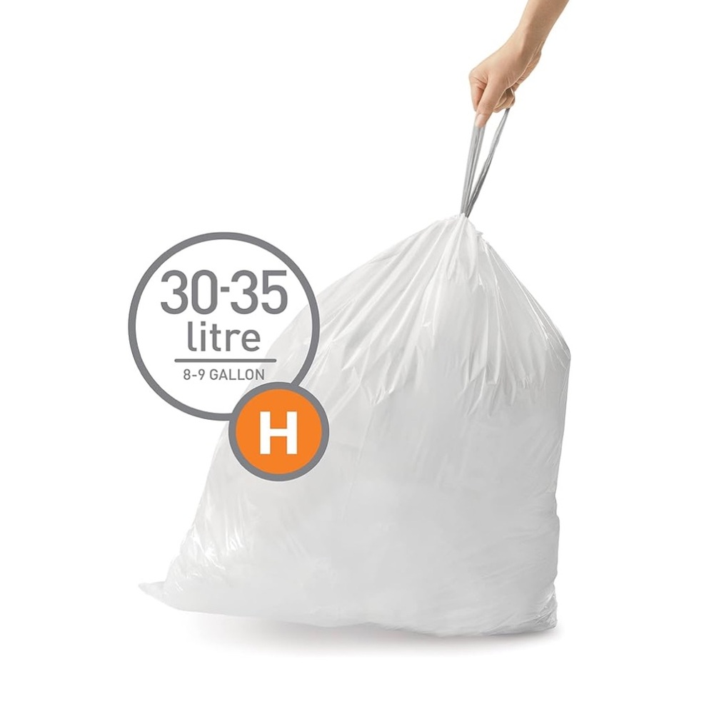 4 PACKS OF SIMPLE HUMAN BAGS ALL BRAND NEW . SIZE H .